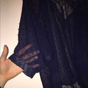 Sheer blouse